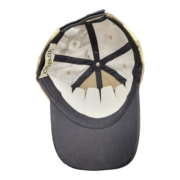 Hunters Club Back Brown Camo Stich Strapback Cap Trucker Hunter Hat Coast NEW - Picture 5 of 11